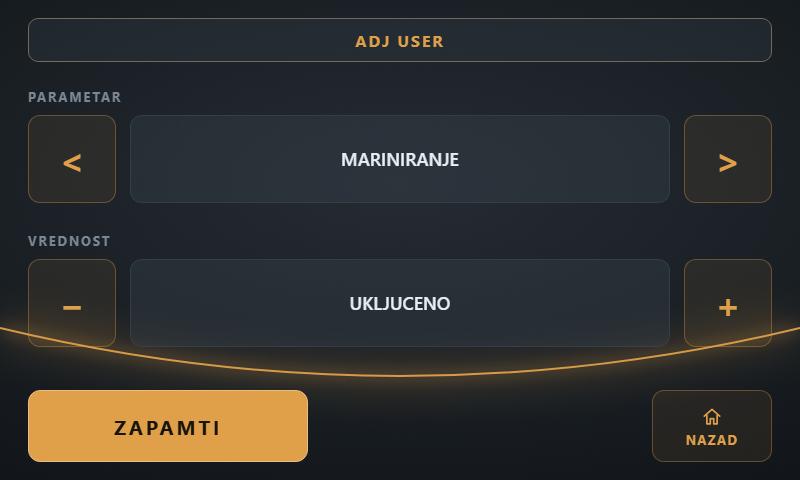 Regulator za upravljanje vakumirkom — pumpa, ventili, varenje i sečenje